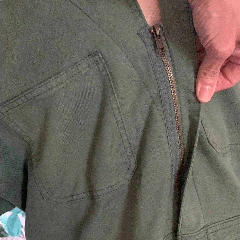 Universal Thread Green Short Sleeve Cotton blend Shorts Unionsuit size 18 - Picture 7 of 16